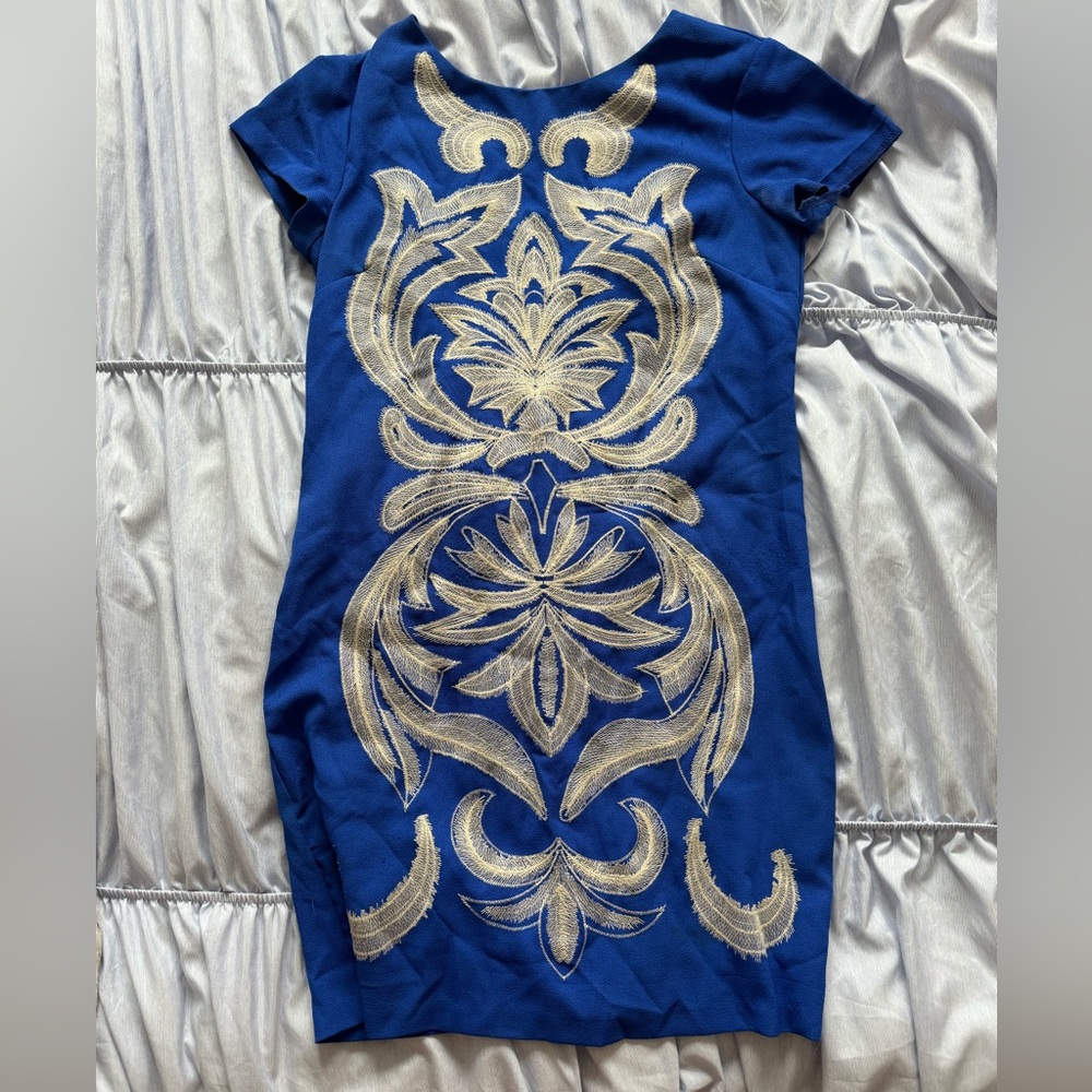 Blue Country Club Mini Dress by Quinn